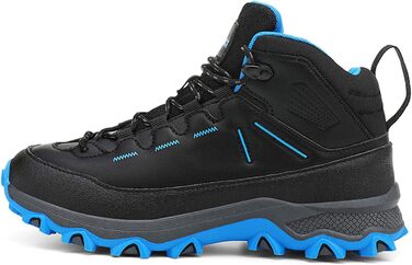 Дитячі трекінгові черевики Kinder: зручні та універсальні для активного відпочинку (EU 30-39, чорно-синій)
