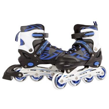 Дитячі ролики Kids Globe Street Rider, блакитно-чорні, регульовані 37-40, ABEC 7, алюмінієвий фрейм