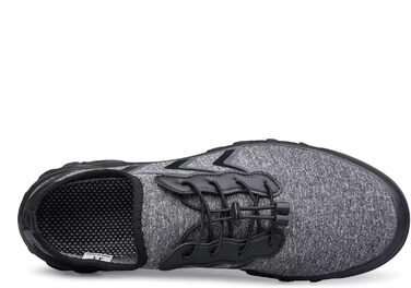 Чоловічі та жіночі аквашузи для плавання та відпочинку на пляжі. Швидковисихаючі аквашузи для води, піску, серфінгу. Розмір 39 EU, чорний/сірий колір.