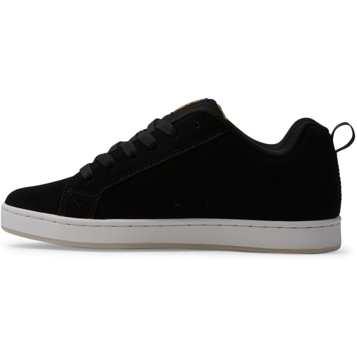 Кросівки DC Court Graffik Low Top Casual Skate Shoe, чорно-білі (40 EU, Black Gold)