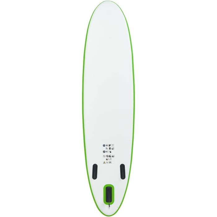 Надувна SUP-дошка для серфінгу vidaXL, комплект, 330x72x10 см, зелена