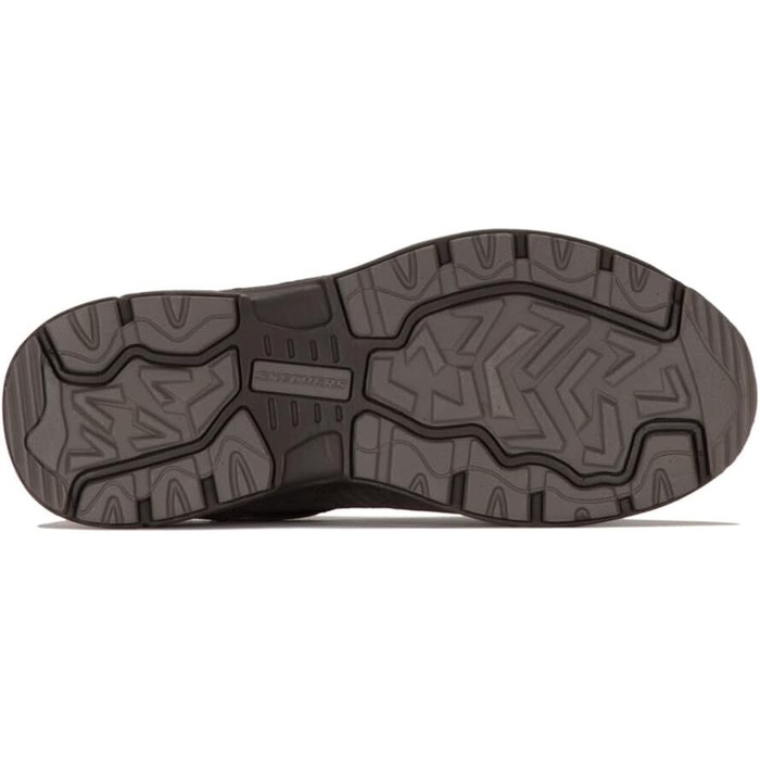 Чоловічі кросівки Skechers Vigor 2.0 для тренувань, шкіряні, з устілкою Memory Foam, коричневі (Stone Suede Synthetic Brown Trim), розмір 41.5 EU
