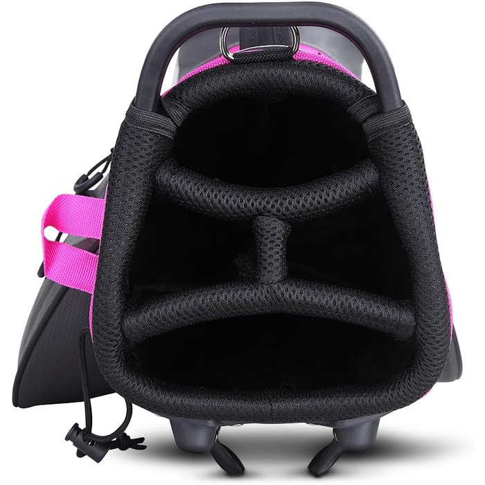 Сумка для гольфу Big Max Dri Lite Seven 2024 - чорно-фуксія-біла