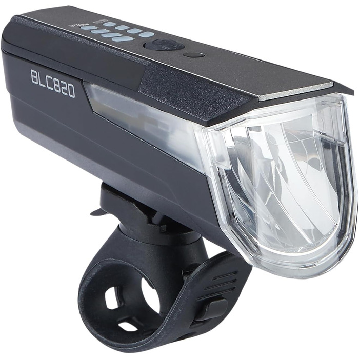 Комплект велосипедних LED фар Büchel BLC 720, 80 Люкс, StVZO, переднє і заднє світло з індикатором гальмування, акумуляторні, до 14 годин роботи, зарядка Micro-USB, преміум якість