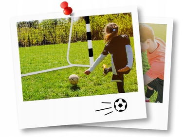 Портативні футбольні ворота Neo-sport, сталеві, складні, 300 x 200 x 90 см