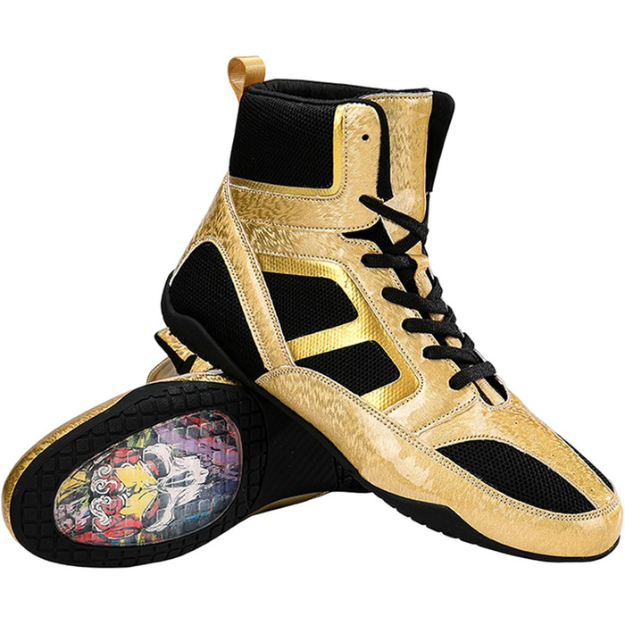 Жовті боксерські рукавички для фітнесу для чоловіків та жінок, антиковзка гумова підошва, легкі, дихаючі, розмір 37 EU