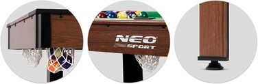 Більярдний стіл Neo-Sport 4 фути 122x61x76 см, ігровий набір