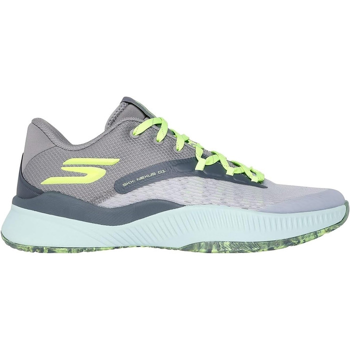 Кросівки Skechers Nexus для чоловіків, баскетбольні, 42 EU, антрацит-зелені