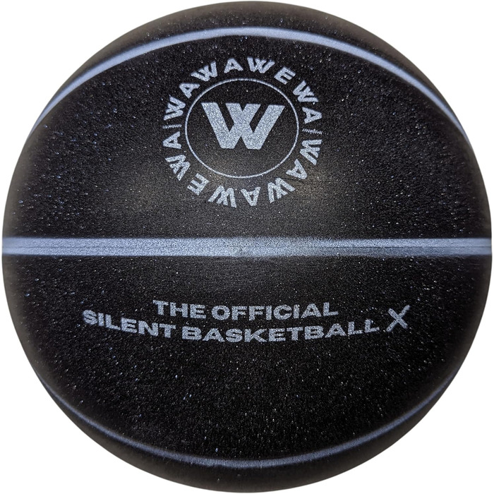 Безшумний баскетбольний м'яч WAWAWEWA Silent Basketball X, розмір 7, 74,9 см, з рифленої безповітряної піни для тихого дриблінгу та тренувань у приміщенні