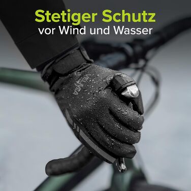 VELMIA Рукавички для велосипеда зимові водонепроникні для чоловіків та жінок теплі спортивні рукавички для активного відпочинку та бігу