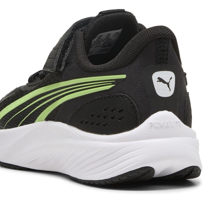 Дитячі кросівки PUMA Pounce Lite Ac+ PS, 32 EU, чорний/білий/зелений