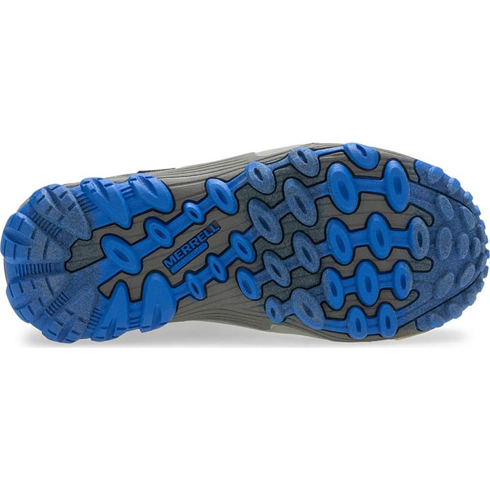 Дитячі черевики Merrell Chameleon 7 Access Mid WTRPF, унісекс, сірий/блакитний, розмір 1 Little Kid