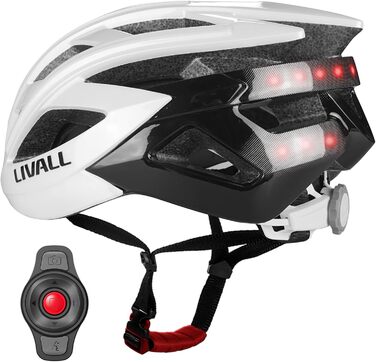 Розумний велосипедний шолом LIVALL з LED підсвічуванням, поворотниками, Bluetooth, мікрофоном та динаміком, SOS-сигналом, бездротовим керуванням для дорослих чоловіків і жінок