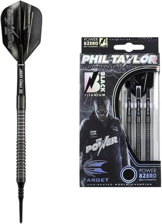 Дротики Target Phil Taylor Power 8Zero Titan з м'яким наконечником для електронного дартсу