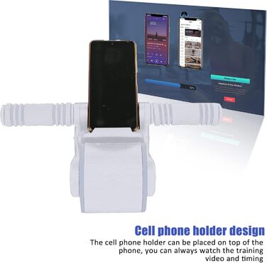 AB Roller TWSOUL: тренажер для пресу з автоматичним відскоком та килимком, для силових тренувань