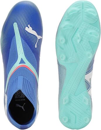 Кросівки футбольні PUMA Future 7 Match+ Ll Fg/Ag (42.5 EU, Bluemazing Puma White Electric Peppermint)