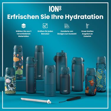 ION8 Фляга для води, 750 мл, глибокий Petrol, Evo