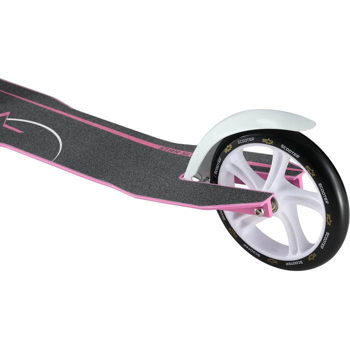 Самокат дитячий та дорослий STAR SCOOTER алюмінієвий, рожевий, колеса 230мм