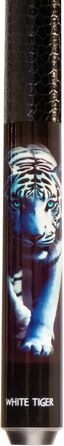 Більярдний кий Winsport Animal Collection White Tiger, клен, професійний наклейний кінчик 12мм, дизайн Леопард/Змія/Тигр
