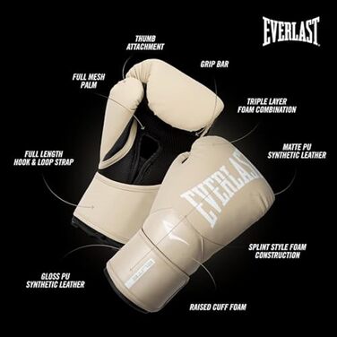 Жіночі боксерські рукавички Everlast Elite Prostyle 12oz, світло-коричневі