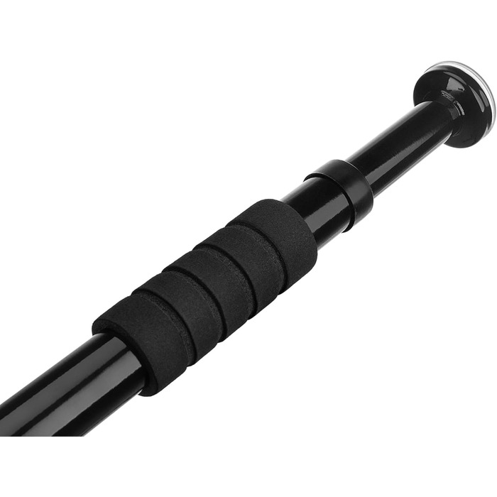 Кімнатна турнік Gymtek для дверних прорізів 63-100 см - для домашнього фітнесу та силових тренувань (чорний)