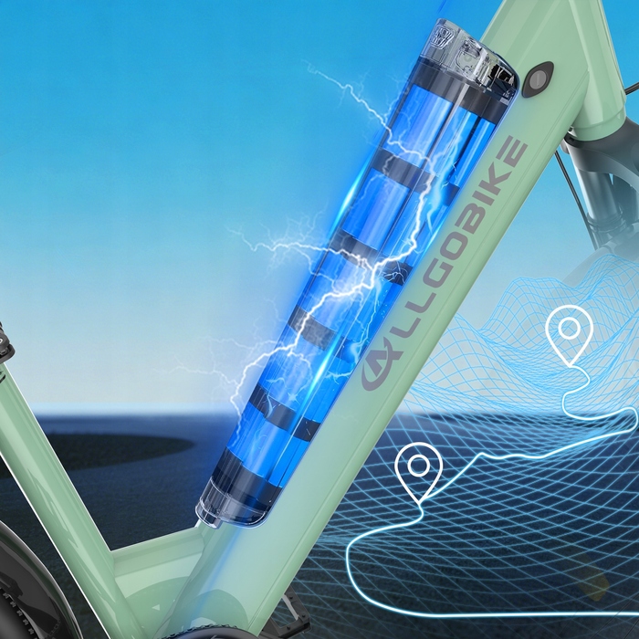 Унісекс електровелосипед ALLGOBIKE AM27: 250W, 15Ah, запас ходу 100км, колеса 27.5