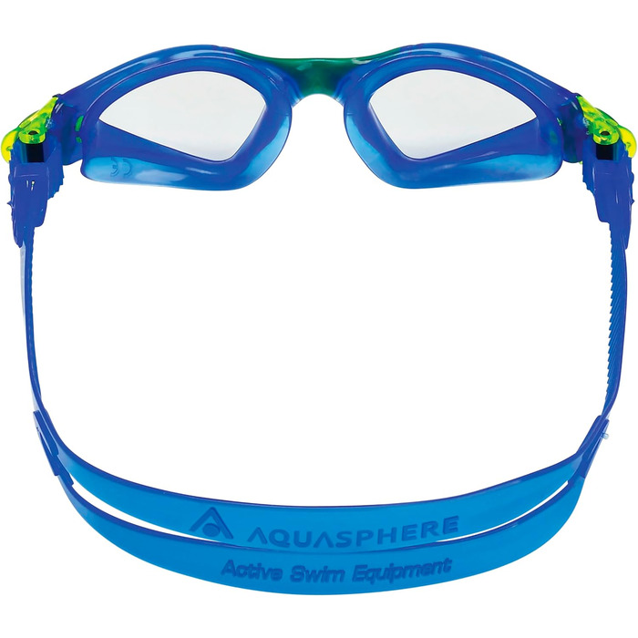 Дитячі плавальні окуляри Aquasphere Kayenne JR з UV-захистом, силіконовим ущільненням, антифогом та захистом від протікання, для хлопчиків і дівчаток від 6 років, жовто-сині, універсальний розмір
