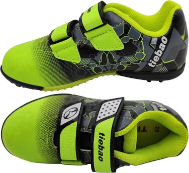 Дитячі футбольні бутси для гри на твердих ґрунтових покриттях, розмір 25-37, зелені