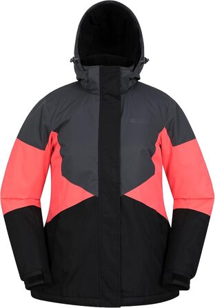 Жіноча гірськолижна куртка Mountain Warehouse Moon - тепла, непромокальна, з мікрофлоком, регульована капюшон, рожевий колір