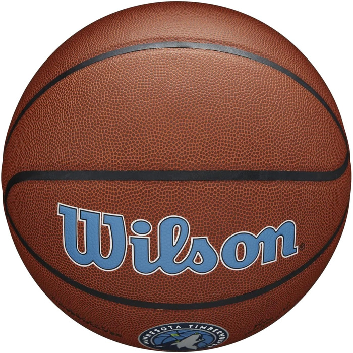 Баскетбольний м'яч Wilson NBA Team 7 Міннесота Тімбервулвз композитний, унісекс