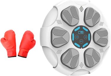 Електронна музична бокс-машина kowaku з LED-підсвіткою, Bluetooth, 9 режимами швидкості та рукавичками для дорослих і дітей, настінна