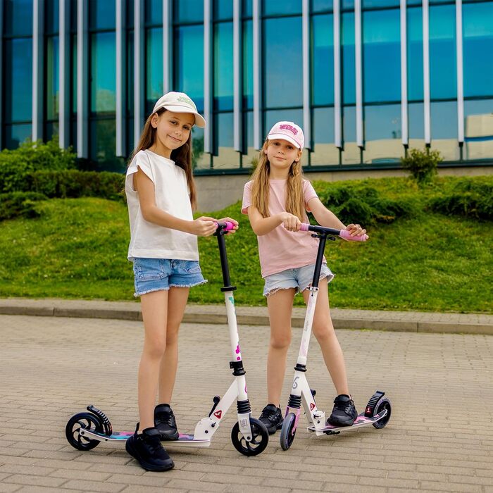 Самокат міський Bergen City Scooter Sonic - алюмінієвий, складаний, колеса PU 145мм, амортизатор, гальмо заднє, регулювання висоти, для дітей від 5 років, легкий