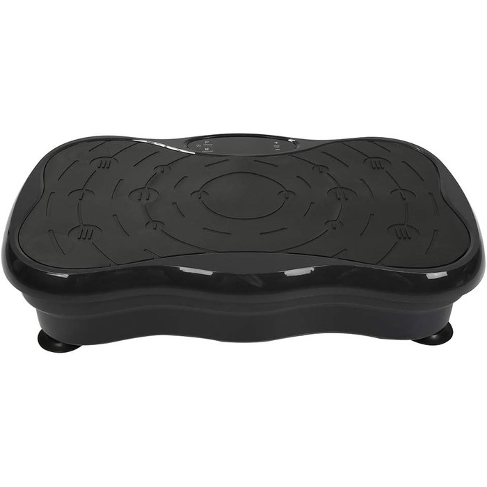 Вібраційна платформа Kedia Fitness для дому та офісу, багатофункціональна з Bluetooth та USB, Body Shaper, чорна