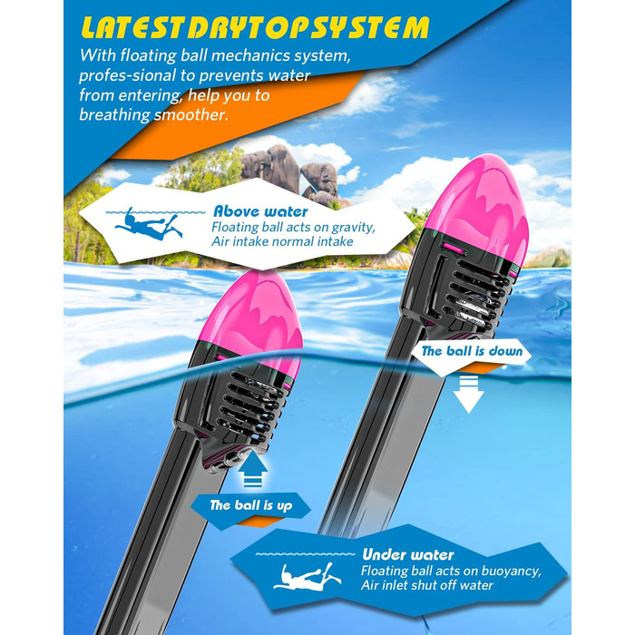 Маска для снорклінгу QingSong Full Face з камерою, 180° огляд, антизапітління, антивитік, для дітей та дорослих