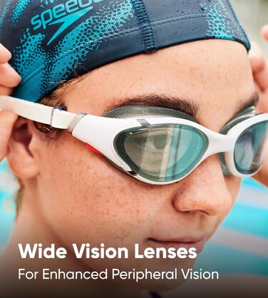 Унісекс окуляри для плавання Speedo Biofuse 2.0, універсальний розмір, зелено-сині