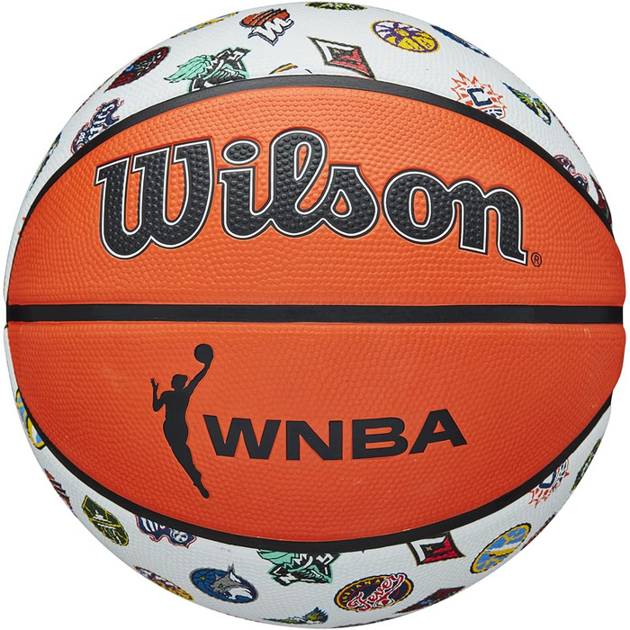 Баскетбольний м’яч Wilson NBA All Team, розмір 6, білий, унісекс