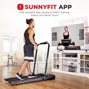 Бігова доріжка Sunny Health & Fitness SF-T722076 з автоматичним нахилом