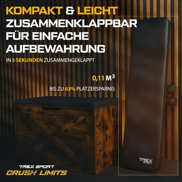 Скам'я для жиму TREX SPORT TX-100B, складана тренувальна лава для фітнесу та бодібілдингу