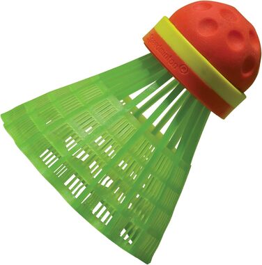 Набір для кросмінтону Speedminton Start, унісекс, 2 ракетки, 3 м'ячі, зелений/синій/чорний, бали червоні/зелені