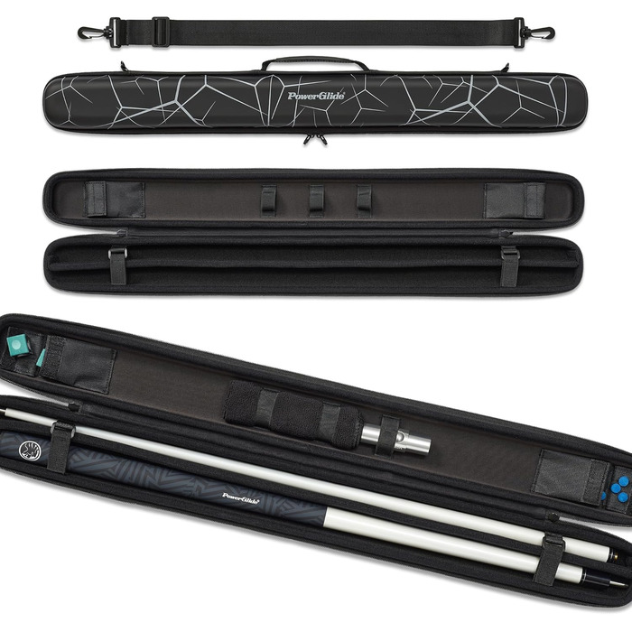 POWERGLIDE Чорний кейс для снукерної кулі (2 частини)