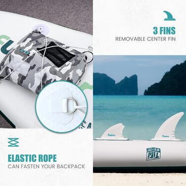 Надувний SUP-борд FunWater 10' & 11' з аксесуарами. Підходить для всіх рівнів майстерності.