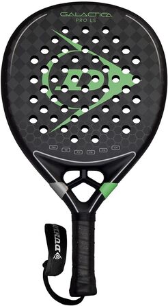 Ракетка для падел Dunlop V25, універсальний розмір, чорно-зелена