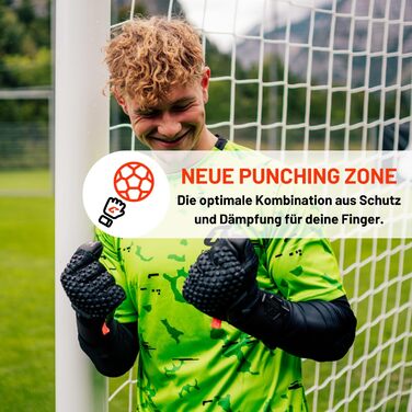Воротарські рукавиці CATCH&KEEP Artico Nero Profi - 4мм Octopus Grip, I-Grip, Negativschnitt Deep Dark 7