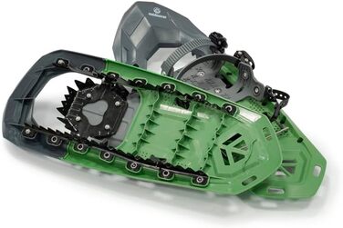 Снігоступи outdoorer SnowClimber M 25'' із підйомною п'ятою та кріпленням, для активних прогулянок, зелені