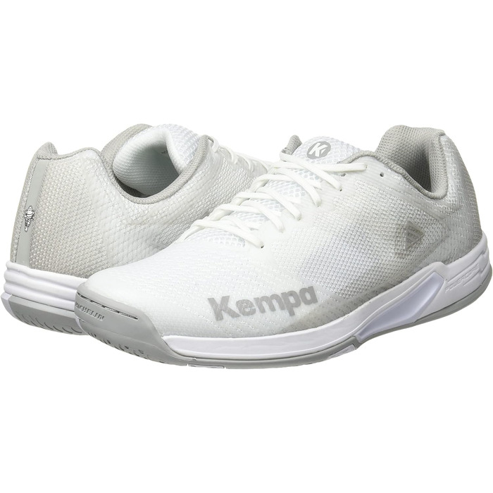 Жіночі гандбольні кросівки Kempa Wing 2.0, 44 EU, білий/сірий