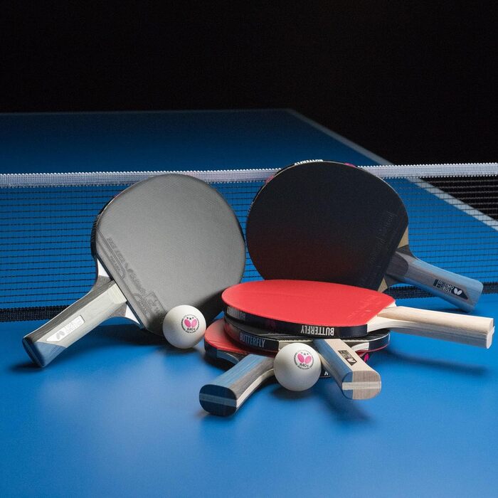 Настільна ракетка Butterfly Timo Boll Bronze для амбітних гравців, ITTF сертифікований наклад Addoy, увігнута ручка, дерев'яний колір