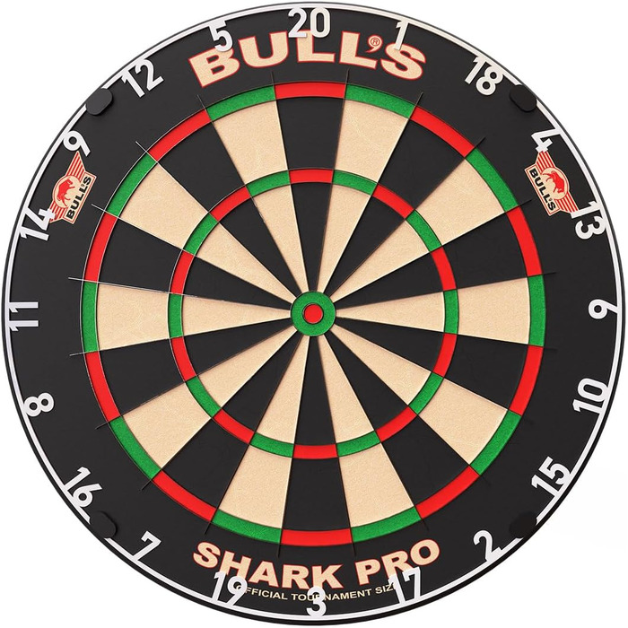 Професійна дартс-дошка Bull's Shark Pro з вбудованим дротом, без дроту, з монтажною системою, високоякісна мішень для дартсу