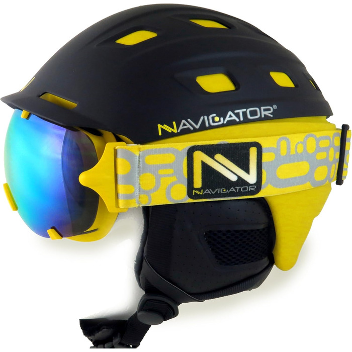Лижна маска NAVIGATOR PI, унісекс, жовта, для сноуборду та лиж
