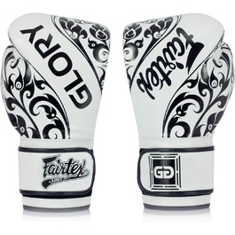 Боксерські рукавички Fairtex BGV9 для Муай Тай і Кікбоксингу, мексиканський стиль, 12 унцій, чорні/жовті, для тренувань і спарингів