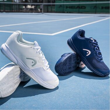 Тенісне взуття HEAD Revolt Court для жінок, білий/сірий, 41 EU